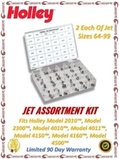 Holley Jet Assortment Kit Fits Model 2010/2300/4010/4011/4150/4160/4500