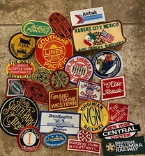 25 Assorted NEW Railroad Patches - (Assortment #4)