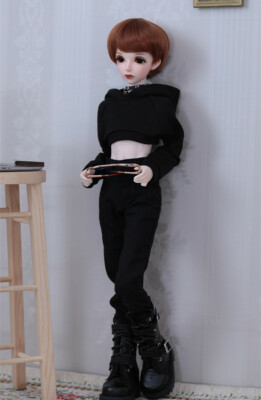 New T-Shirt Pants clothes Hair wig Shoes For 1/4 BJD Doll FL Minifee Niella 