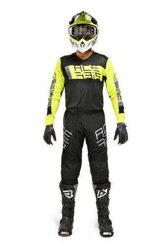 TUTA MAGLIA PANTALONI CROSS ENDURO ACERBIS OUTRUN MX-TRACK GIALLO FLUO 32 +  L | eBay