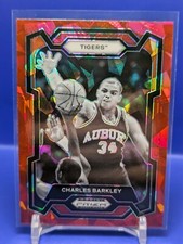 Charles Barkley 2024 Panini Prizm Draft Picks Red Ice SP #39 Tigers