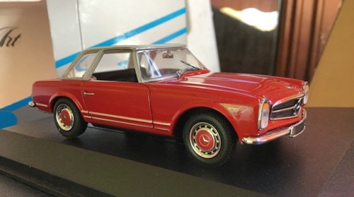 1/43  MINICHAMPS  Mercedes - Benz,  280 SL pagoda. Red , mint+++!   - Picture 5 of 12