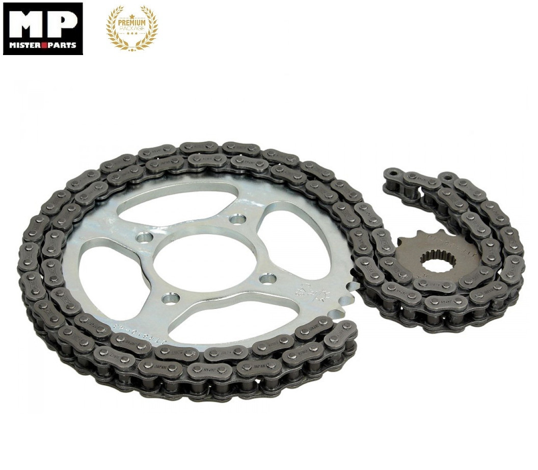 Kit chaine Honda CB 350 Four transmission moto CB 400 F F2 couronne pignon chaine acier pas 530