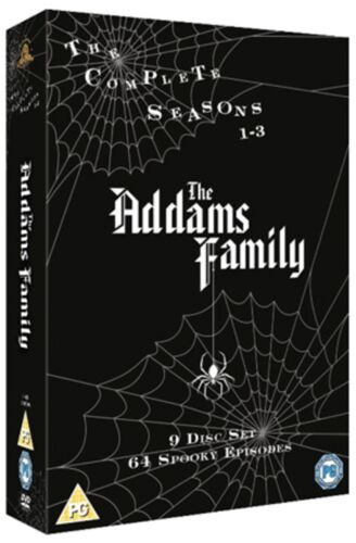 The Addams Family The Complete Seasons 1 2 3 New Series 1-3 Region 2 DVD Box Set - Zdjęcie 1 z 1