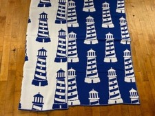 Hand knitted reversible throw blanket