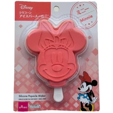 Daiso Disney Minnie Mouse Silicone Popsicle Maker Mold Pink Licensed New in Pack