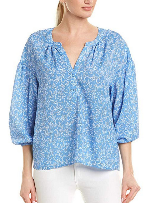 NWT Joie Cornflower Eilga Blue Top sz S