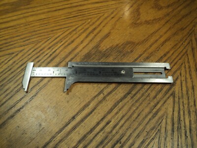 Vintage General/National 3'' / 100mm Caliper Tool No. NS-132-ME  4-3/4'' Long USA