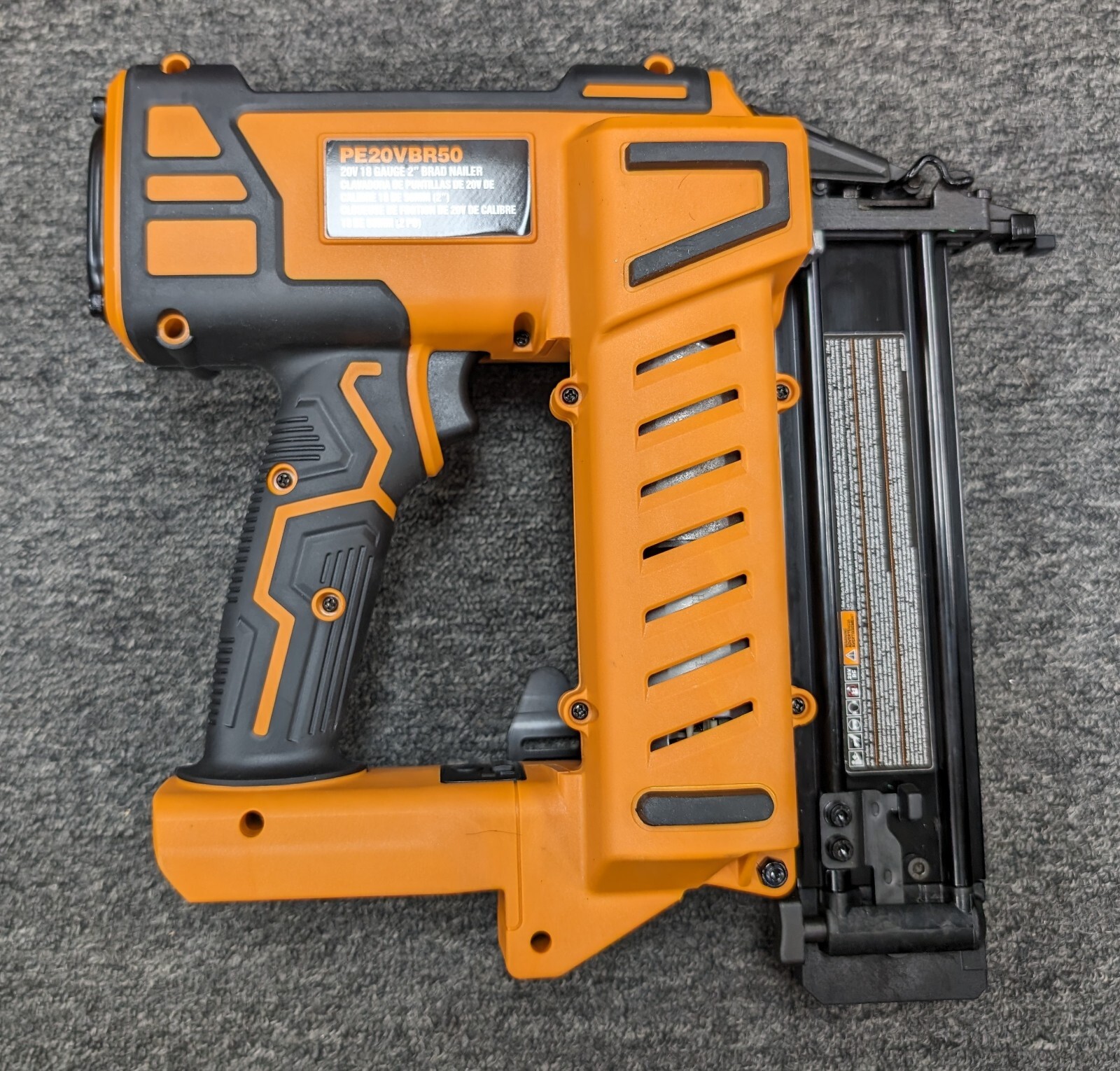 Freeman PE20VBR50 20 Volt Cordless 18Gauge 2" Brad Nailer Kit eBay