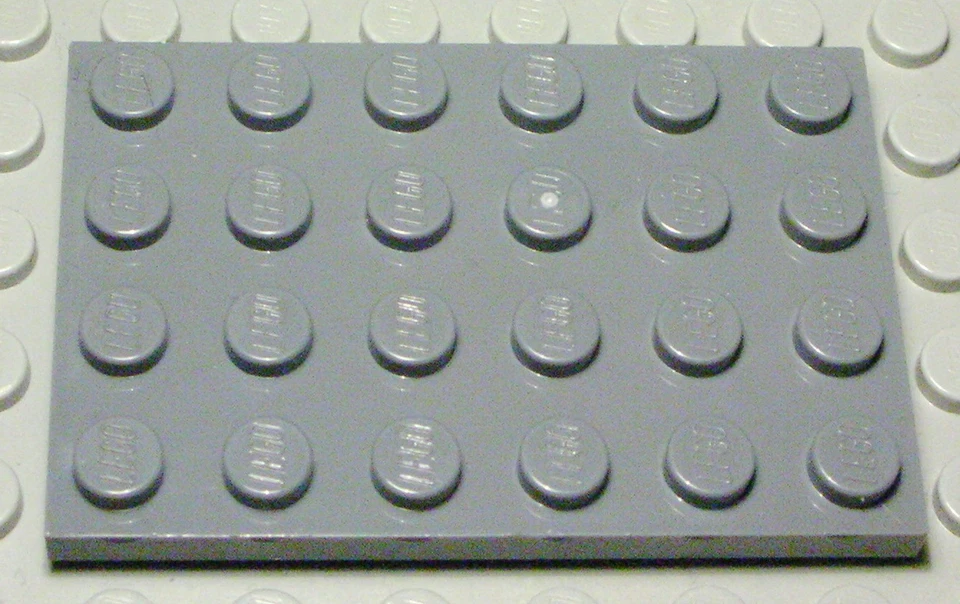 Lego Platte 4x6 new Dunkelgrau 2 Stück - Bild 1 von 1