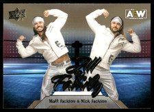 2023 Upper Deck AEW Gold #93 Young Bucks wrestling card