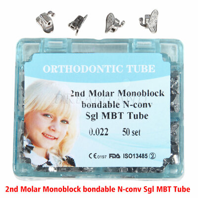 Air-Flow Dental Kit Di 20 Tubi Buccali Ortodontici Roth - Per Primo Molare, Legabili Non Convertibili - Per Dentisti O Studi Ricambi Ortodontici Legabili - Foto 8