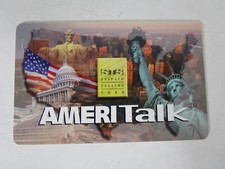 10u AmeriTalk: Collage of USA Monuments (Exp 01/31/98) USED Phone Card