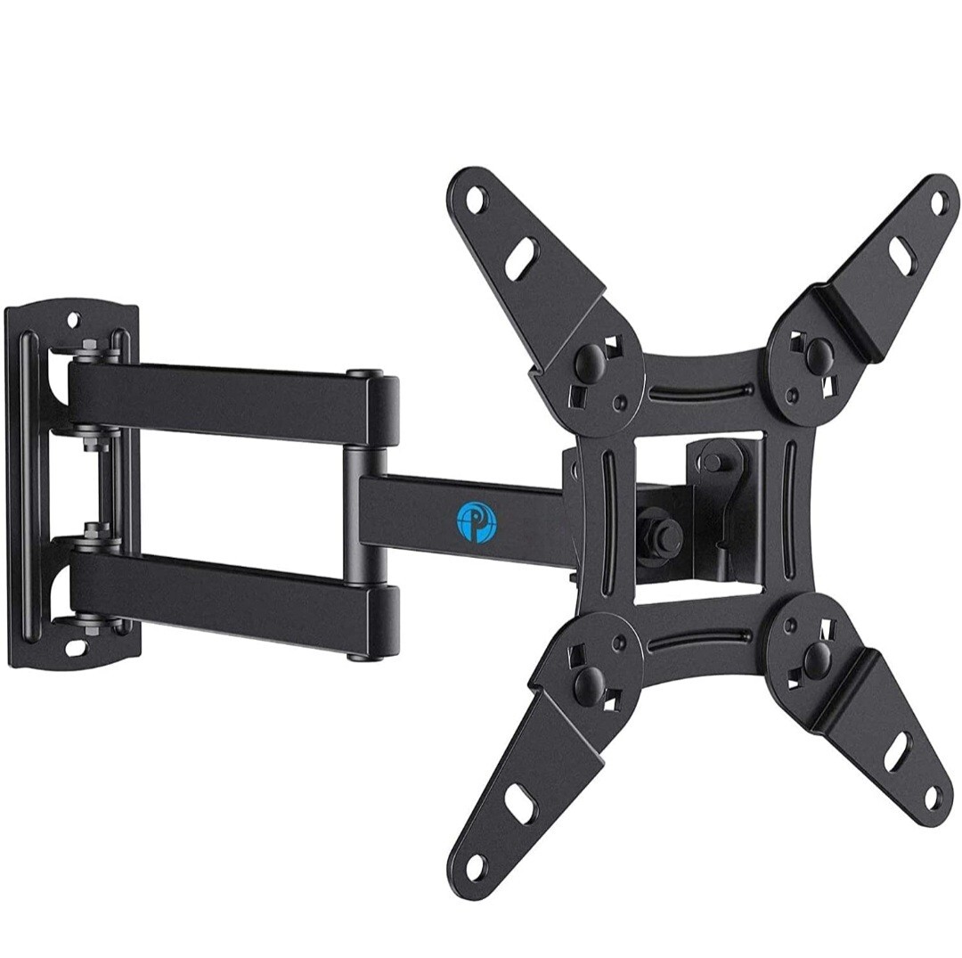 PIPISHELL FULL MOTION TV WALL MOUNT PISF1 BLACK FITS MOST 1342" TVS