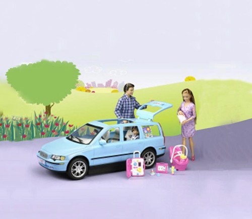 VOLVO V70 BARBIE HAPPY FAMILY ESCALA 1:6 COCHE - Imagen 15 de 15