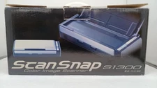 Fujitsu Model: FI-S1300 Scanner Silver Popular RARE Peripheral Equipment JAPAN