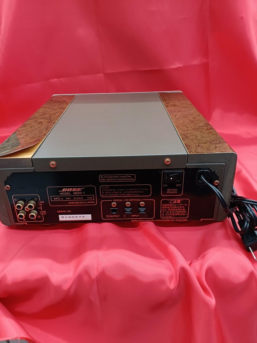 Bose MDW-1 CDプレーヤー (動作確認済みです) MD レコーダー BOSE MDW-1 録・再・動作品 | MTR PRO SHOP