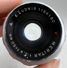 E Ludwig Meritar V 50mm F2.9 Exakta / EXA Camera Mount Lens