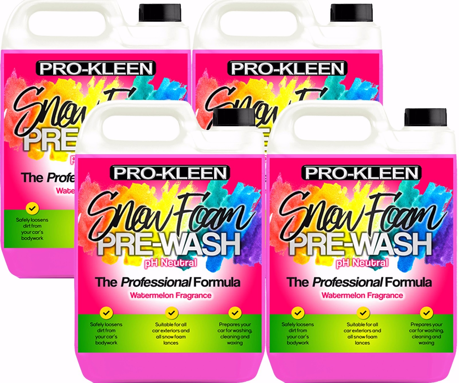 ProKleen Snow Foam Watermelon Prewash Car Wash Cleaning shampoo pH Neutral 20L