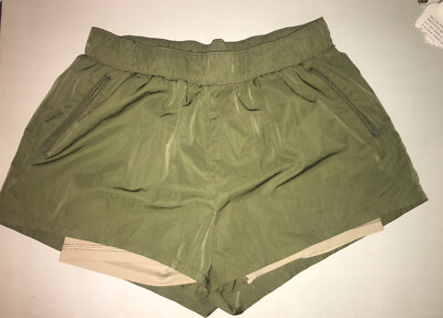 Offline by Aerie Women's Green Nylon Blend Lined in Running