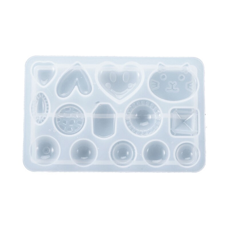 Handmade DIY UV Resin Jewelry Mold for Crystal Epoxy Necklace Art