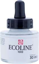 Eco Line Color Ink, 1.0 fl oz 30 ml , Set of 2, White