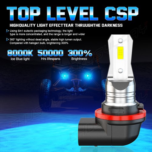 34901-HR3-A21 LED bombilla 8000K para Honda Rancher TRX420 T 2007-2022 - Imagen 6 de 10