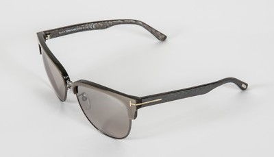 【Sale】TOM FORD TF368 Tom Ford Fany Sunglasses in Shiny Black FT0368 01A 59 at