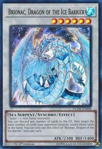 Brionac, Dragon of the Ice Barrier - DUDE-EN008 - Ultra Rare - 1st Edition x3 -