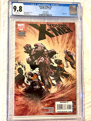 Young X-Men #7 (2008)  Zombie Variant CGC 9.8
