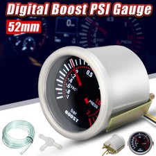 2''/52mm Digital  LED Pressione Manometro Strumento Sensore TURBO - BAR TIPO