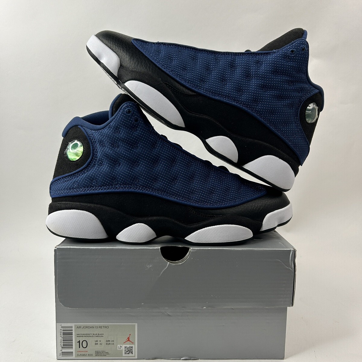 【美品】ナイキ AIR JORDAN 13 ネイビー 25cm レディース Nike Air Jordan 13 Retro Navy Brave Blue DJ5982-400 Size 12 M