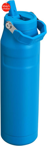 Iceflow Flip Straw 2.0 Water Bottle 36oz Insulated Stainless Steel Leak-Resistan - Picture 2 of 12