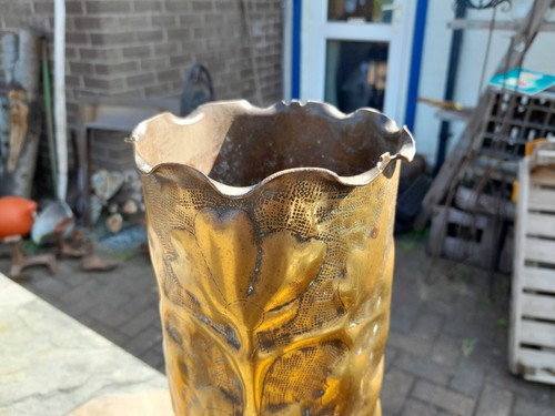 WW1 Trench Art Vase Collector Unique Decoration Home Man Cave 40 cm High 1916 - Picture 5 of 11