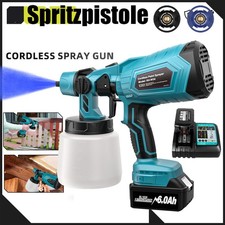 Spritzpistole Für Makita 18V Akku Farbsprühsystem Farbspritzpistole / Ladegerät
