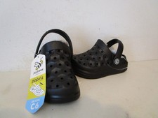 Joybees Toddler Varsity Lined Slip-on Clogs Charcoal Gray/Black Size C6