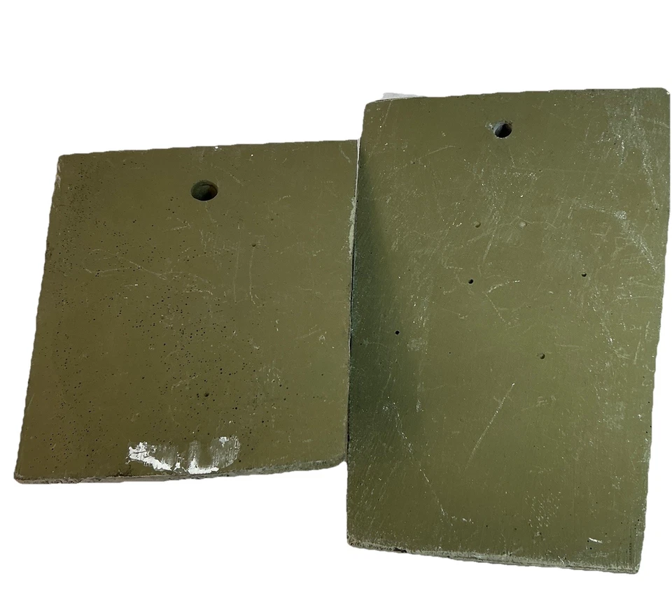 Placas de piedra Green Man - Juego de 2 - Tallas de cara de hoja - Decoración de jardín o pared Foto 4 de 4