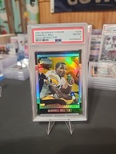 2001 Bowman Chrome Football Gold Refractor Rookie #208 Kendrell Bell No 85 of 99