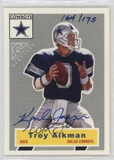 2000 Gallery Heritage Proof Artist Signed /175 Troy Aikman Karl Jaeger Auto HOF