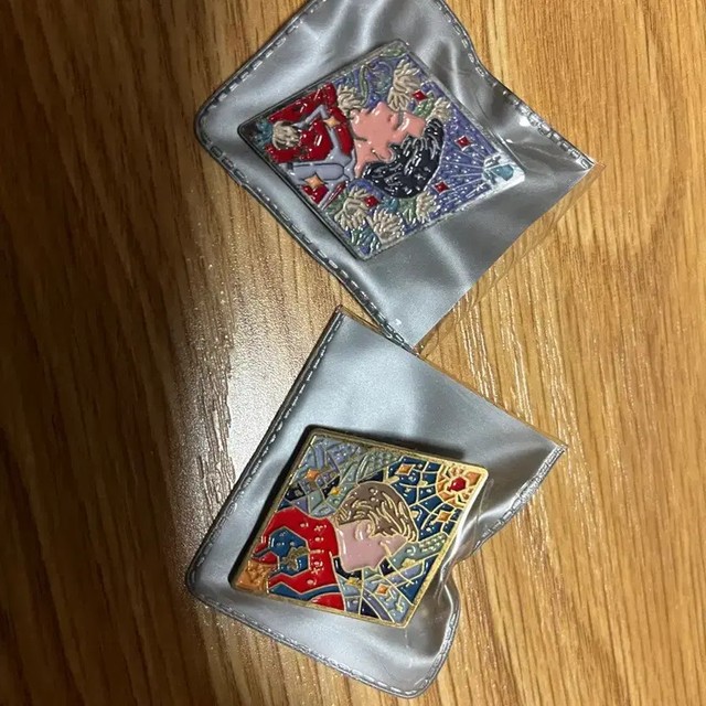 Marvel MCU Spider-Man Iron Man Badge Set New