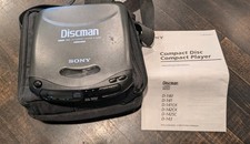 Sony Discman D-141 Portable CD Player Mega Bass AVLSd Tested - Great Condition