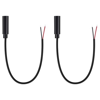 Professional 2-Pack 3.5mm Female Jack Speaker Wire Adapter - Connect with Ease