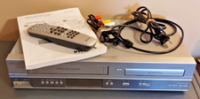 Philips DVP3150V/37 DVD Player VCR Combo w/ Manual Remote  AV Cables Tested