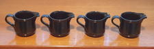 4 x Vintage Kiln Craft Milk Jug Ironstone Staffordshire Brown Dishwasher Safe