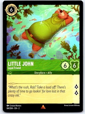Little John - Loyal Friend 84/204 R Rise of the Floodborn Lorcana NM/M