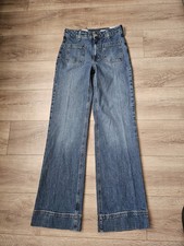 Woman's wide leg, high waist jeans size UK 6. Long. River Island. Brand new