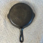Restored GRISWOLD #5 Cast Iron Skillet Pan 8" Large Logo Seasoned Flat