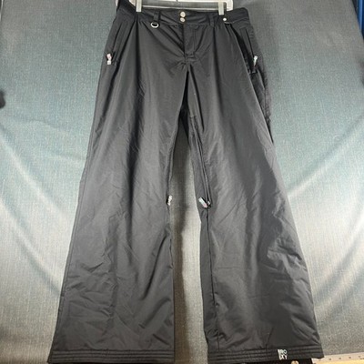 Roxy Women's Snow Pants Size XL Black Insulated Waterproof Ski
