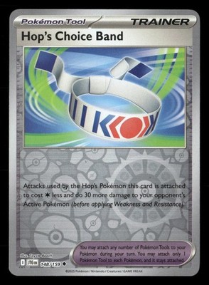 Hop's Choice Band 148/159 UC Journey Together Reverse Holo NM/M Pokemon