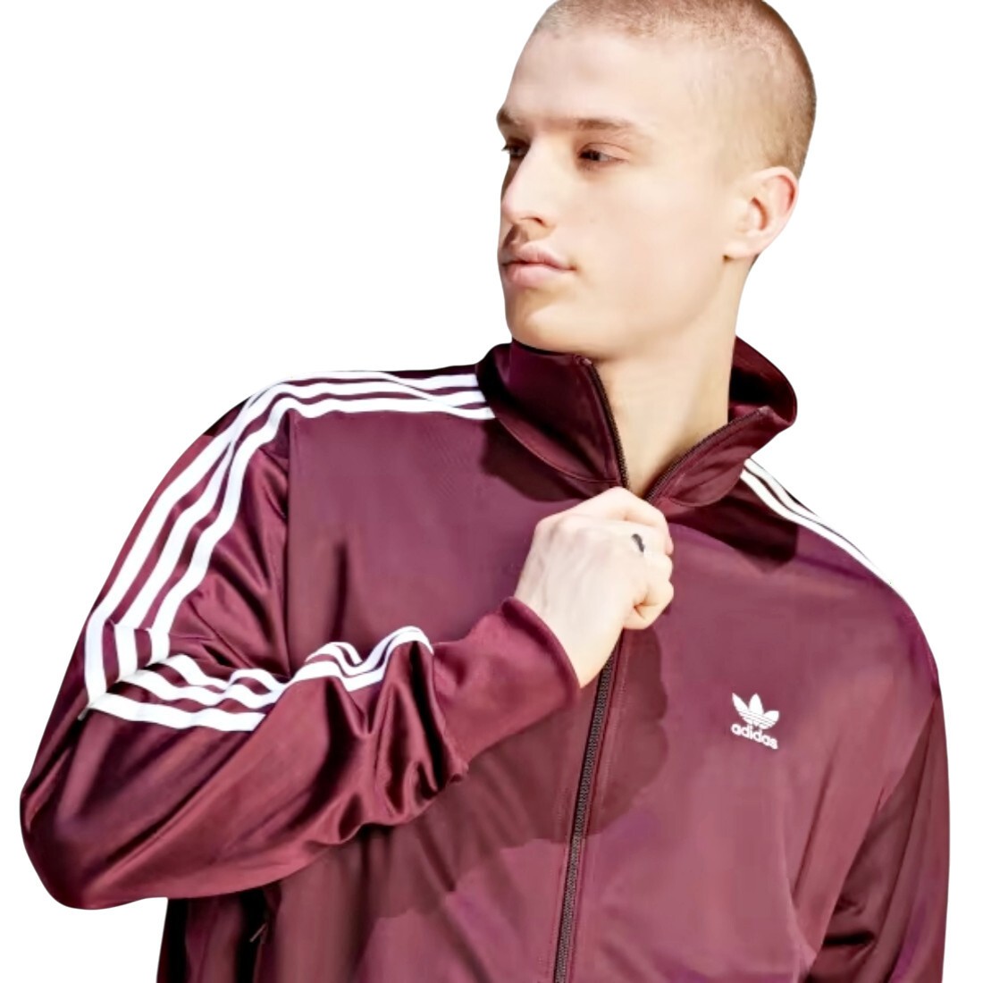 Men's Adidas Originals Maroon Adicolor Classics Firebird Track Top